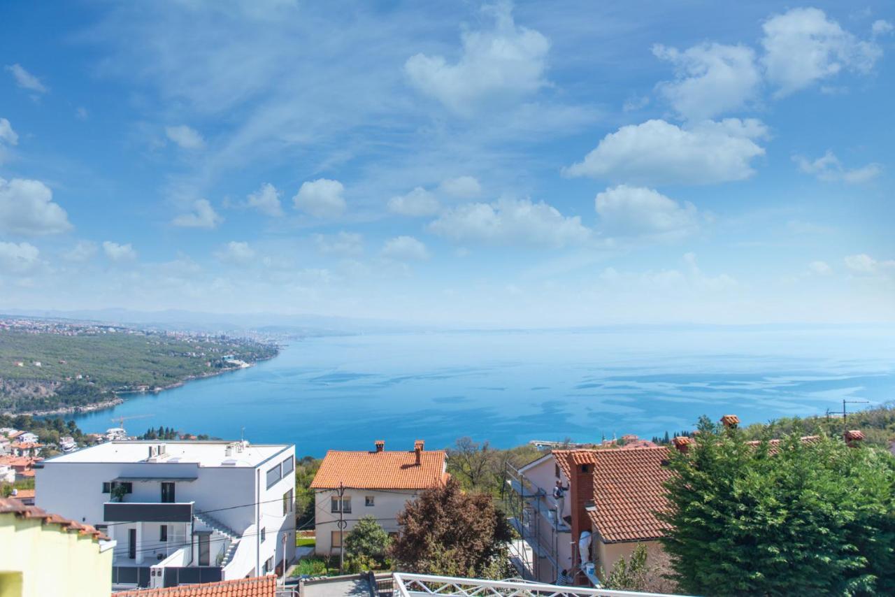 Premium Villa, Heatable Infinity Pool, Jacuzzi And Seaview, Beach And City Just 10Min By Foot Volosko Luaran gambar